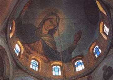 Painting of Middle Dome, the Apparition Church